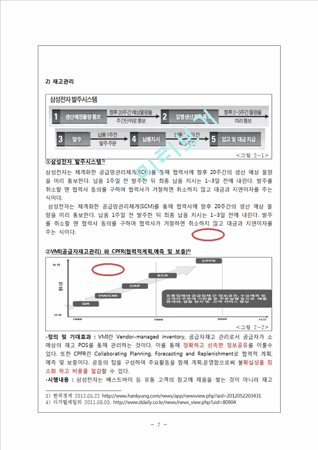 [4000원] 삼성전자의 SCM구축과정,애플사의 SCM문제점,애플과 삼성의 SCM 비교분석.hwp